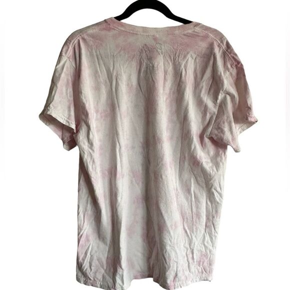 NWT Women’s Teens Barbie Short Sleeve Tee Short Top Tie Dye Pink Dream Car - 1XL - Picture 6 of 6